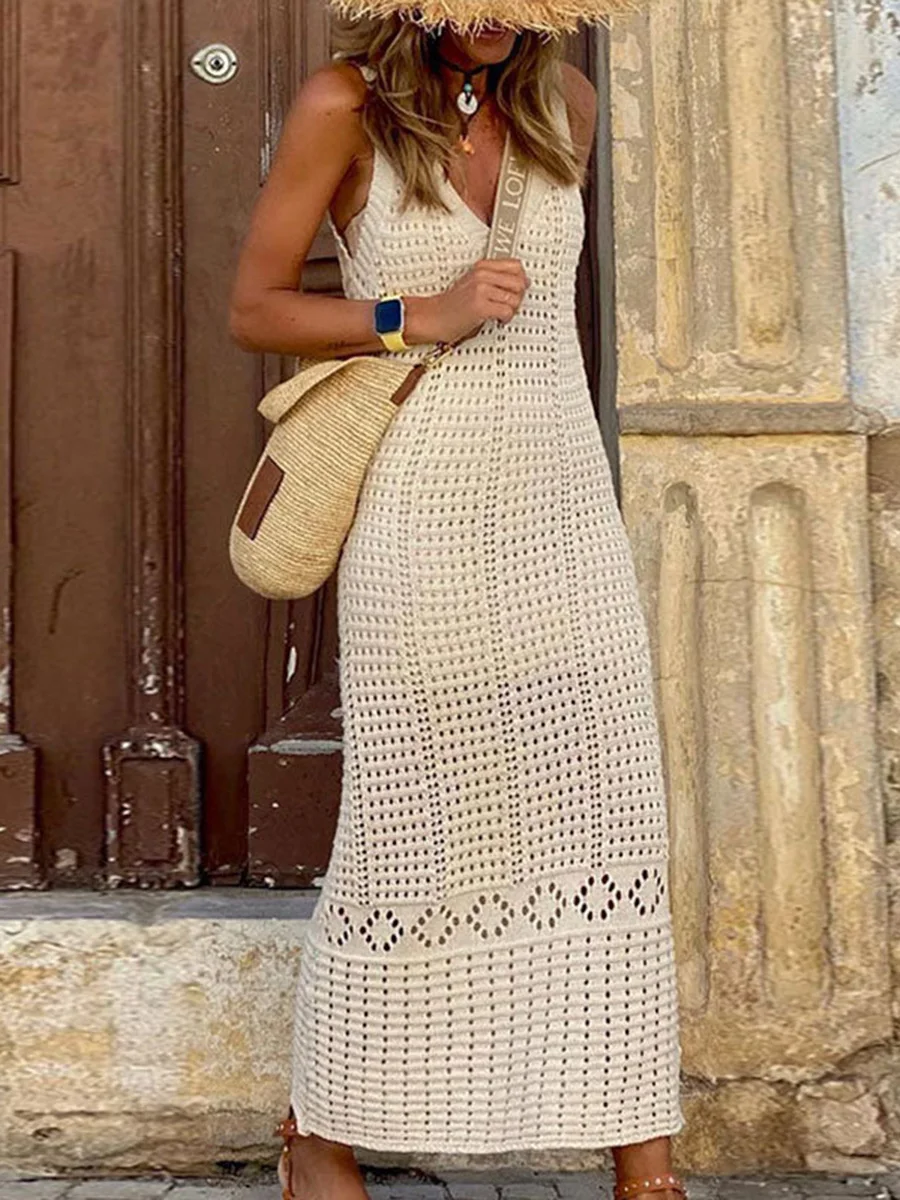 Cover Up Kaftan - S - XL 2025 V Neck