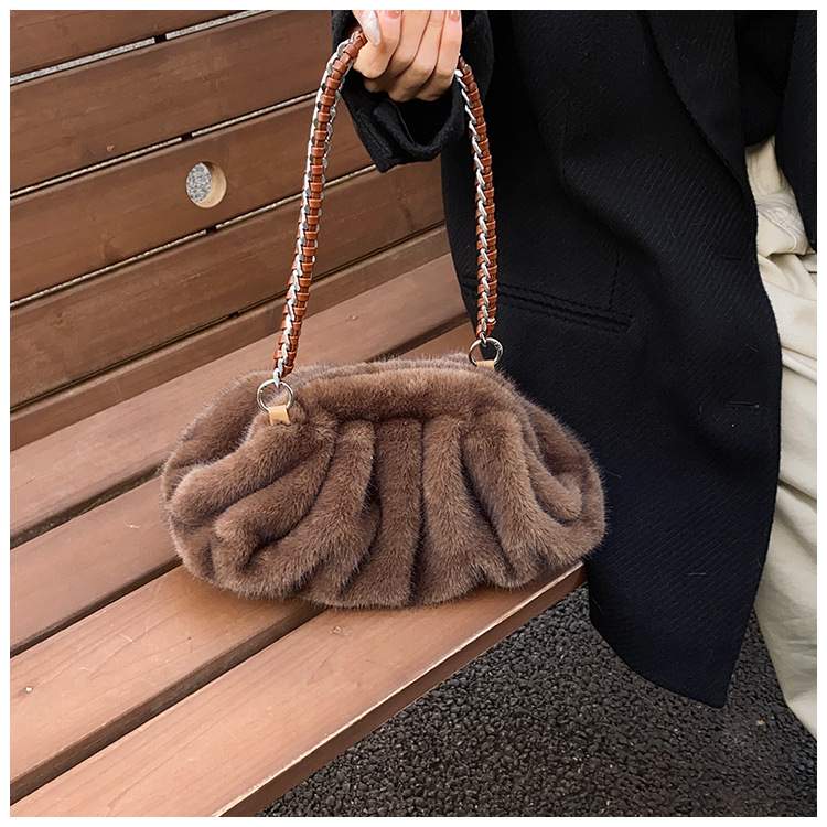 Tote Bag Beach - Casual Knitted Openwork Women's Lace Bow