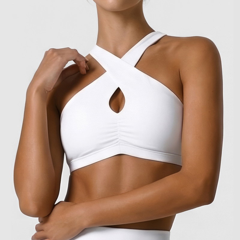 Crop Top Crochet - Women Soft Sports Underwear Solid Color