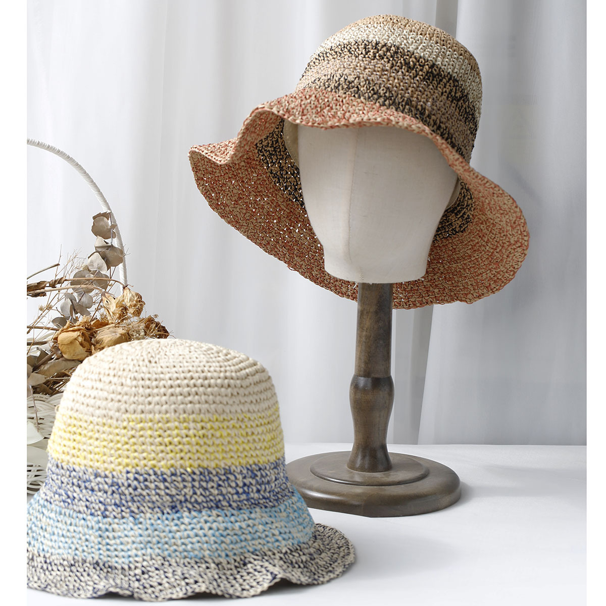 Hat Floppy Wide - 2025 Summer high-quality Foldable Straw Hat