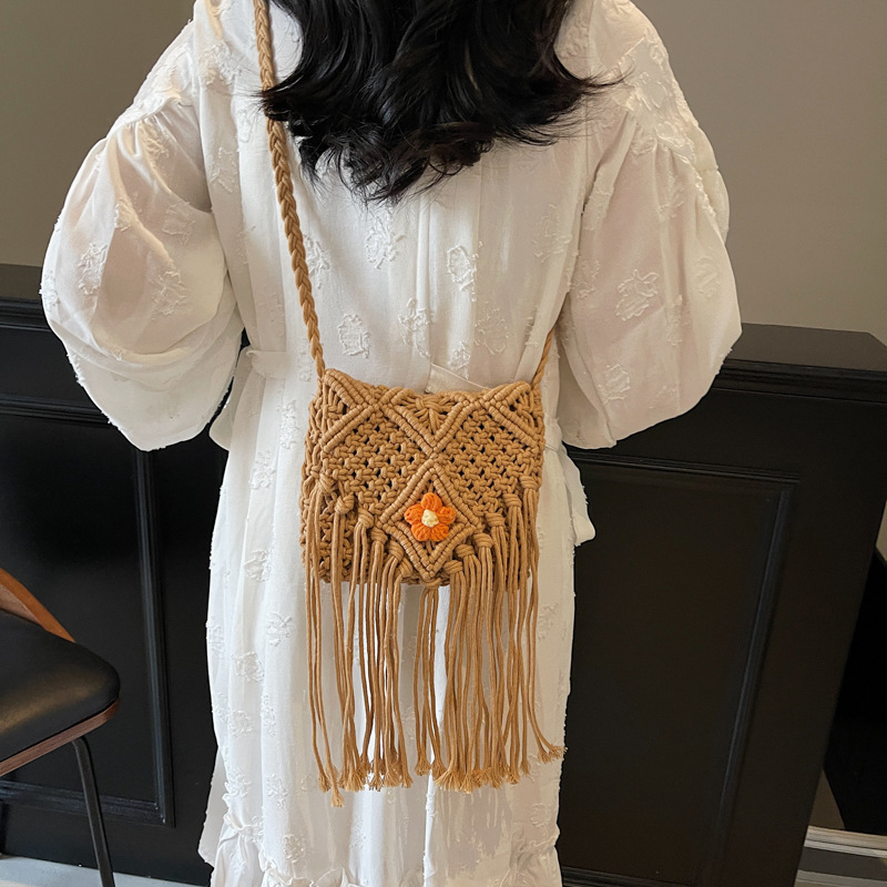 Summer Bags For Women Handmade - Crochet Bag Raffia ulasan dan harga