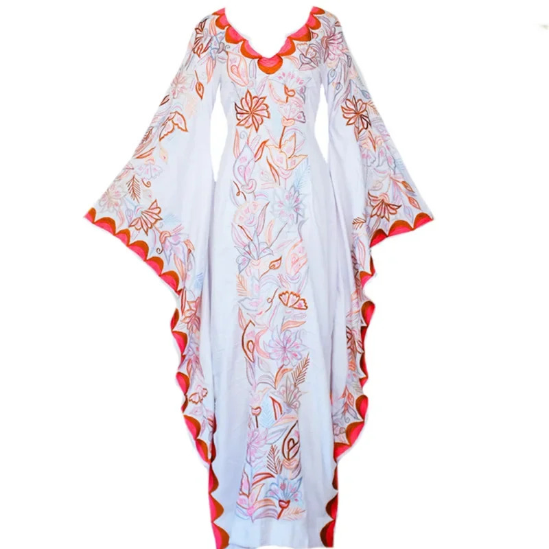 Medieval Cosplay Costume Vinta - Romper Floral Print ulasan dan harga