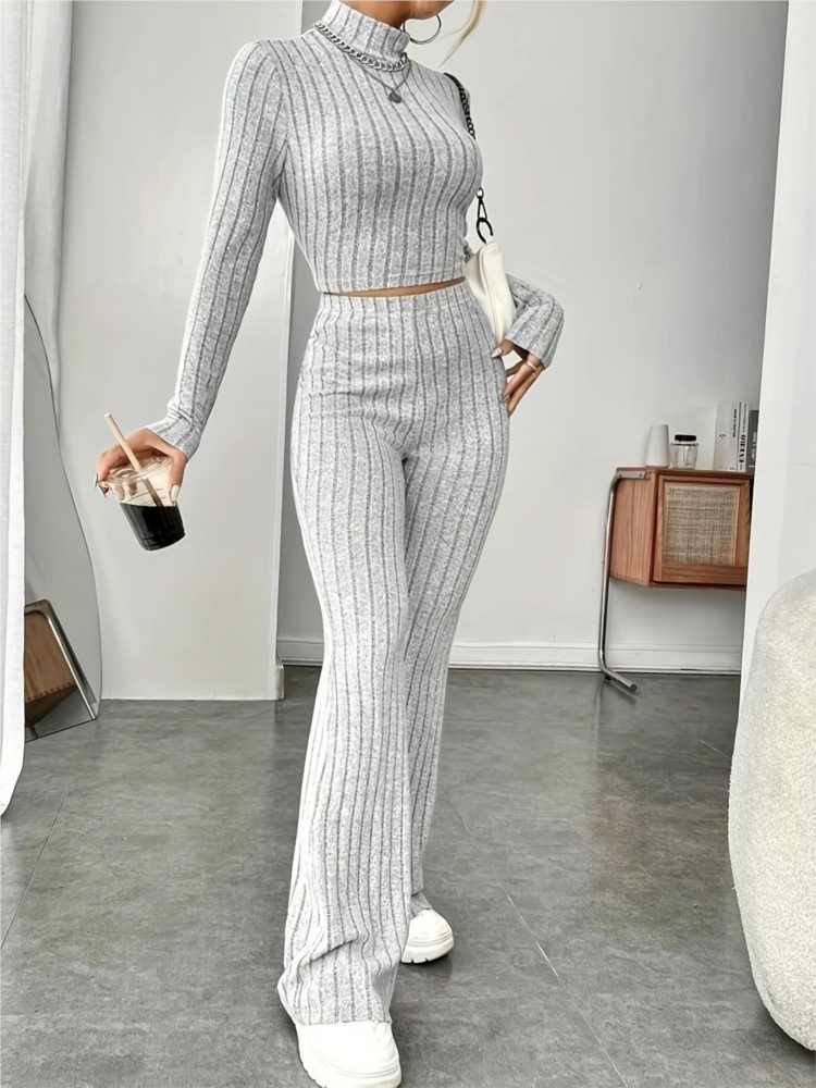 Women's Matching Knitted 2 Pie - Crop Top Crochet ulasan dan harga