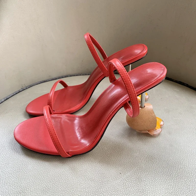 Summer Strappy Sandals Open To - Sandal Strappy Heeled ulasan dan harga
