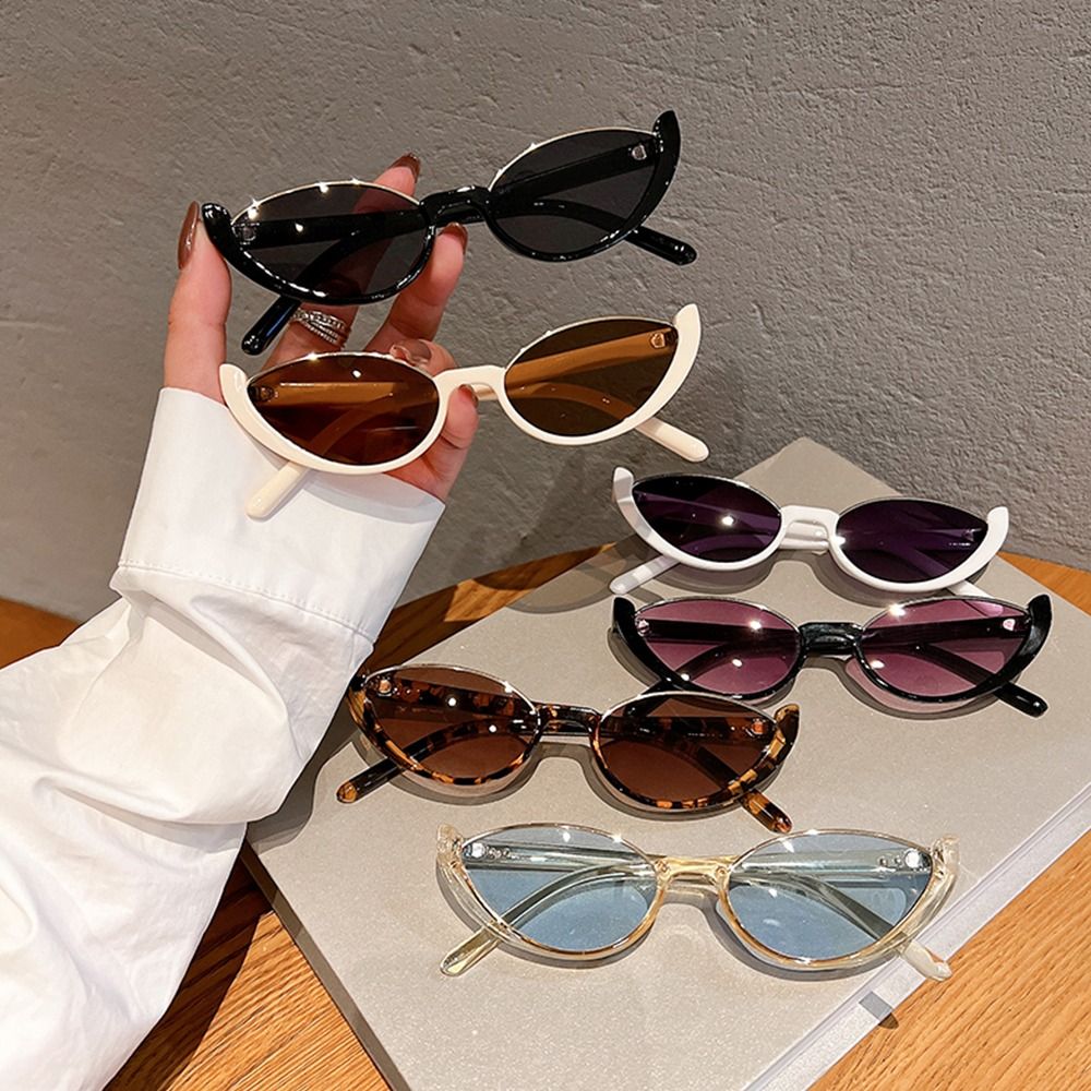 Fashion Women Men Small Cat Ey - Sunglasses Cat Eye ulasan dan harga