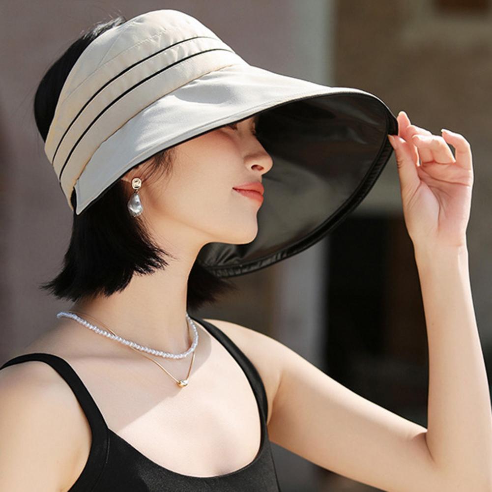 Women Sun Hat with Ponytail Ho - Hat Floppy Wide ulasan dan harga