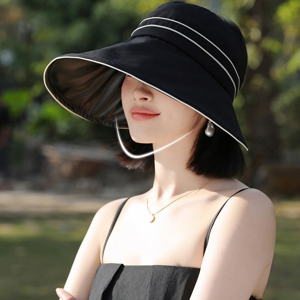 Women Sun Hat with Ponytail Ho - Hat Floppy Wide ulasan dan harga