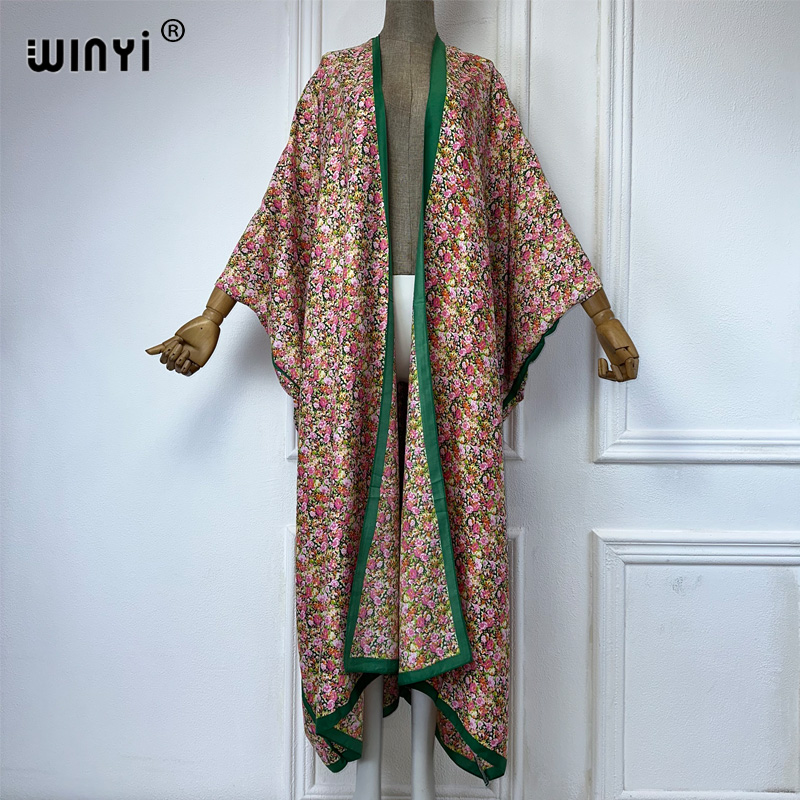 WINYI Kimono Summer sexy print - Cover Up Kaftan ulasan dan harga