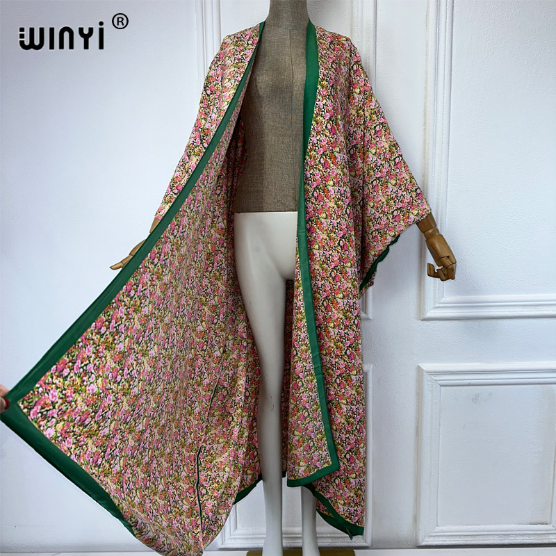WINYI Kimono Summer sexy print - Cover Up Kaftan ulasan dan harga