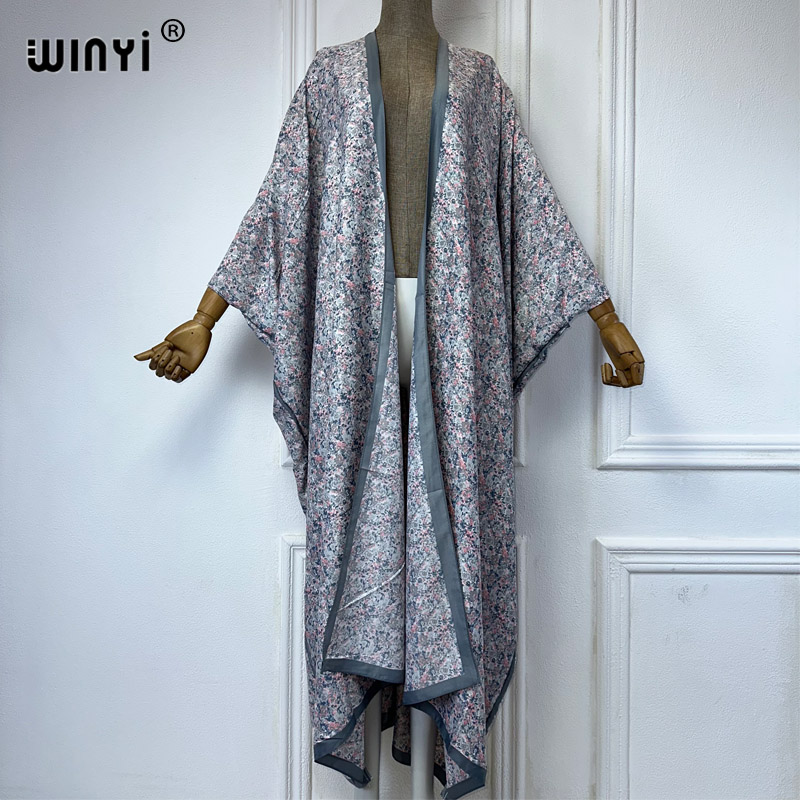 WINYI Kimono Summer sexy print - Cover Up Kaftan ulasan dan harga