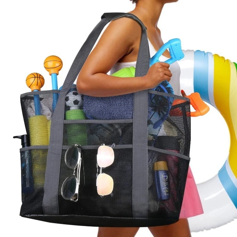 2026 New Large Capacity Mesh B - Tote Bag Beach ulasan dan harga