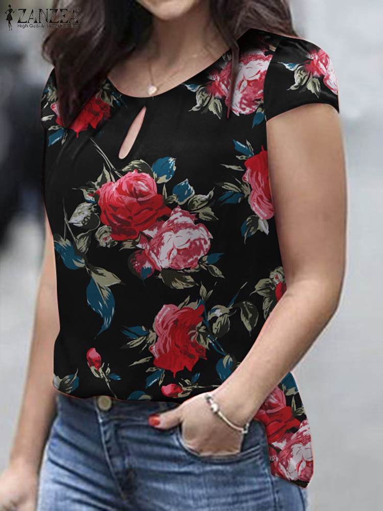 ZANZEA Summer Bohemian Short S - Romper Floral Print ulasan dan harga
