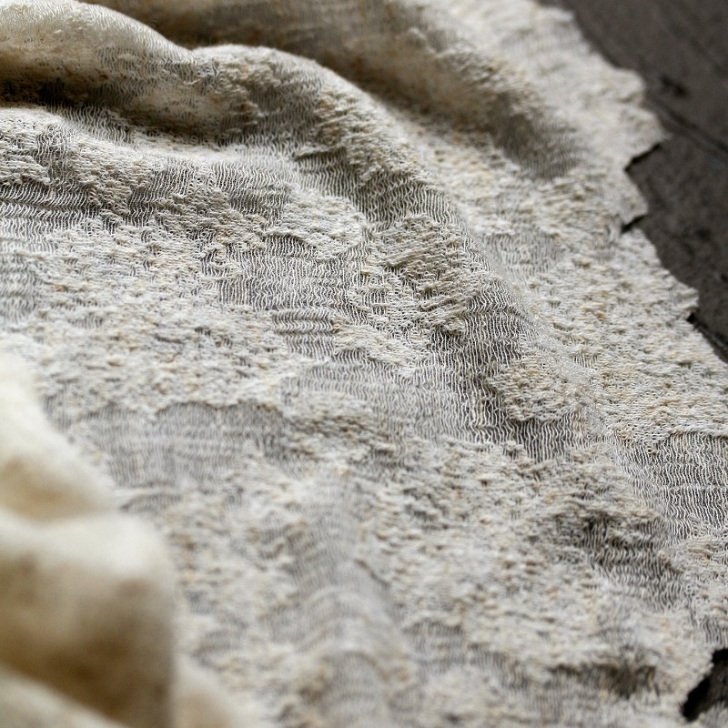 Distressed Vintage Textured Co - Linen Dress Wrap ulasan dan harga