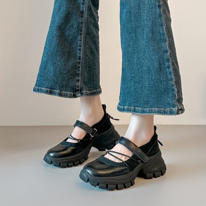 New Retro Ballet Mary Jane Sho - Wedge Espadrille Women ulasan dan harga