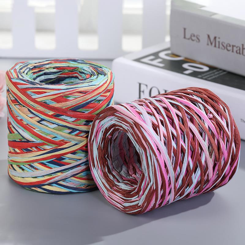 200M Raffia paper rope Straw Y - Crochet Bag Raffia ulasan dan harga