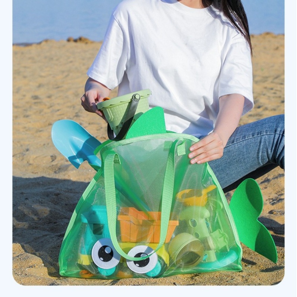 Kids Mesh Beach Bags Colorful  - Tote Bag Beach ulasan dan harga