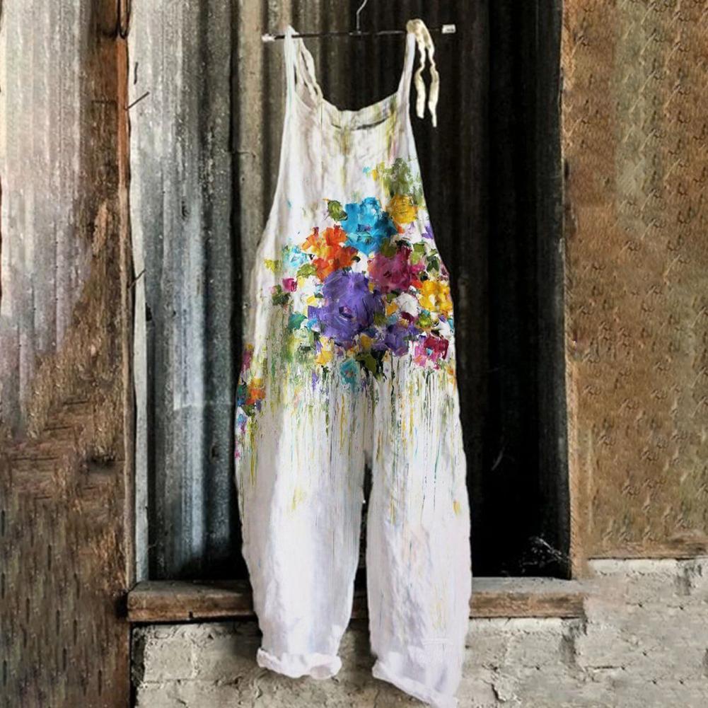 Flower Printed Sling Women Sum - Romper Floral Print ulasan dan harga