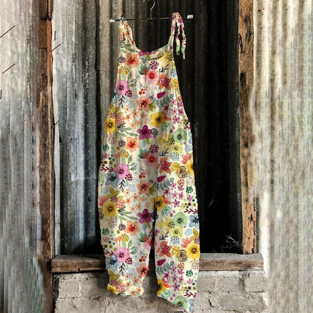 Flower Printed Sling Women Sum - Romper Floral Print ulasan dan harga