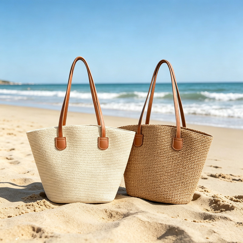 CLAREGQI  Women's Solid Color  - Tote Bag Beach ulasan dan harga
