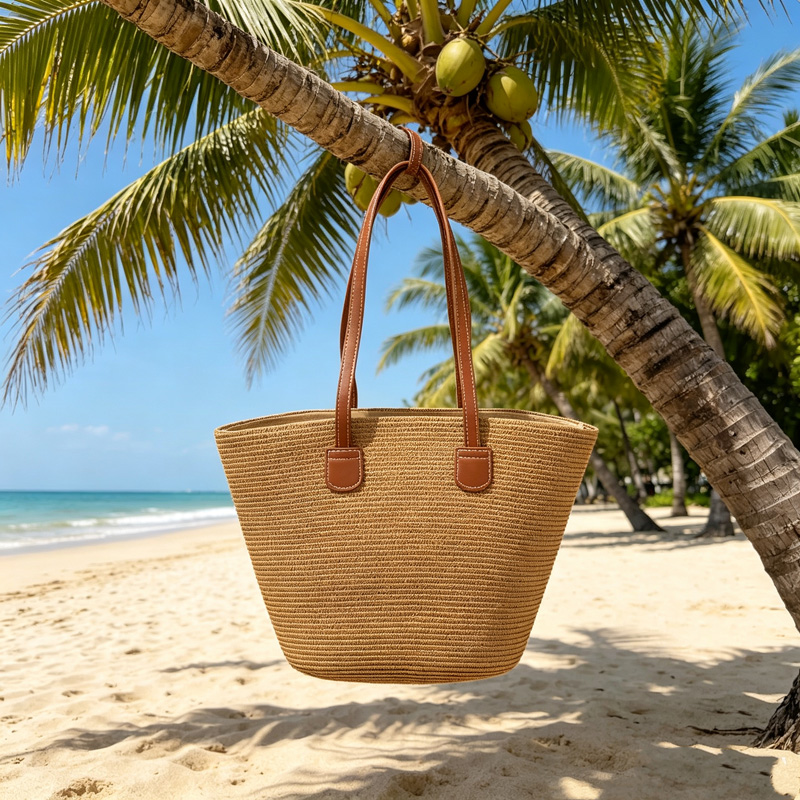 CLAREGQI  Women's Solid Color  - Tote Bag Beach ulasan dan harga