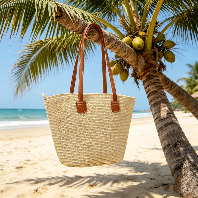 CLAREGQI  Women's Solid Color  - Tote Bag Beach ulasan dan harga