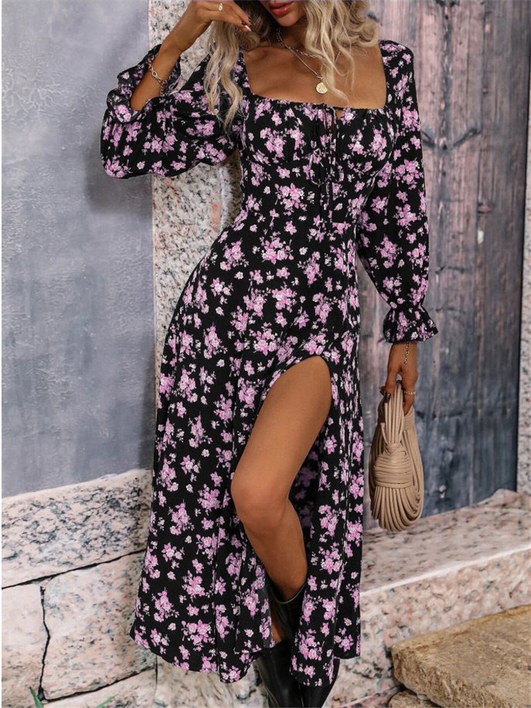 Spring Summer Sexy Square Coll - Romper Floral Print ulasan dan harga