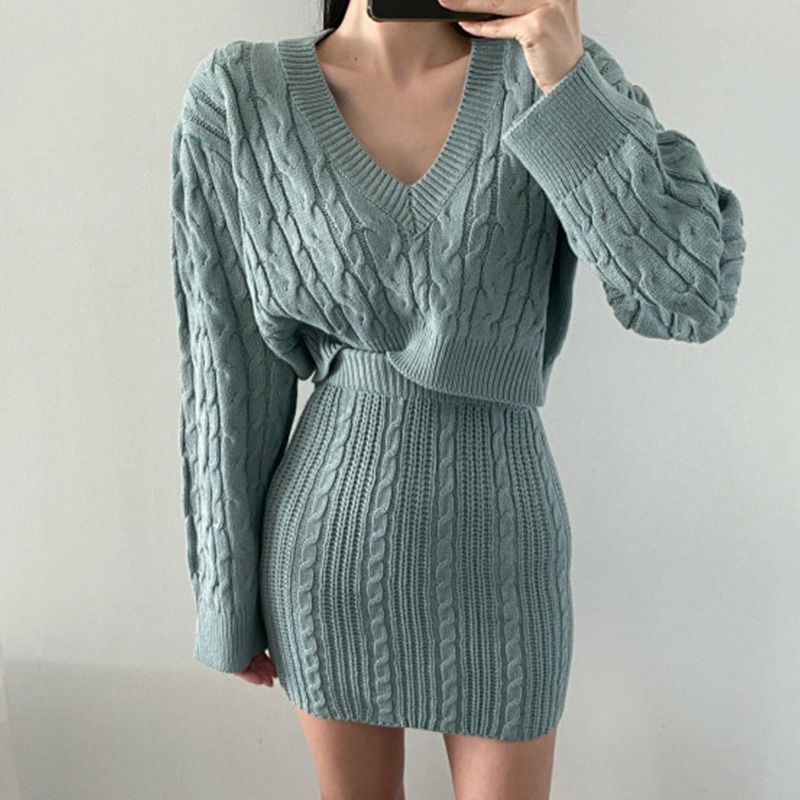 Women Sweet Solid Color Korean - Linen Dress Wrap ulasan dan harga