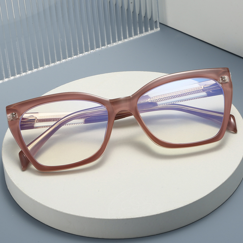 Cat Eye Large Frame Anti Blue  - Sunglasses Cat Eye ulasan dan harga
